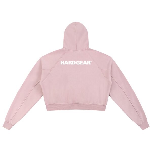 Snow Washed Cropped Hoodie