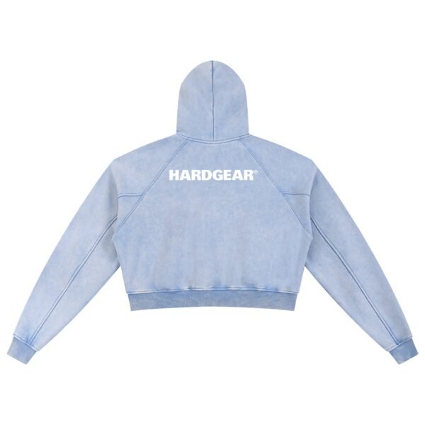 Snow Washed Cropped Hoodie
