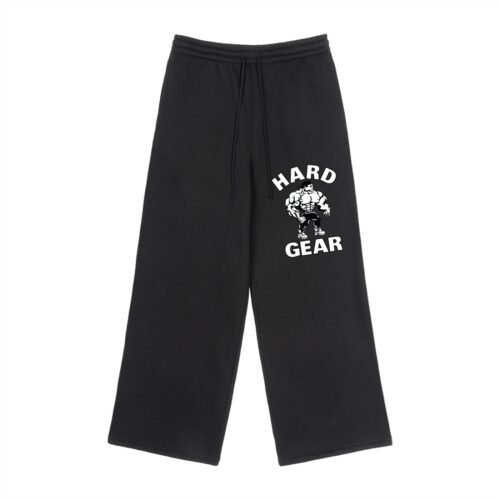 Fleece Drawstring Straight-Leg Sweatpants