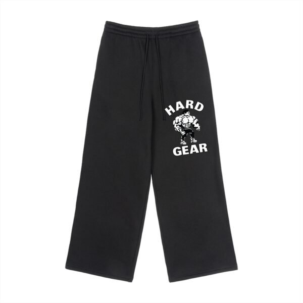 Fleece Drawstring Straight-Leg Sweatpants